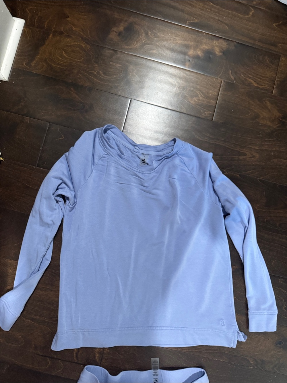 Lou & Grey Light Periwinkle Long-Sleeve Crewneck